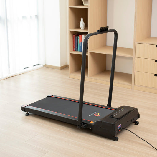 4-in-1 Foldable Walking Pad Treadmill with 4% Incline, Standing Desk, Handle Bars, App & Remote Control - XEO Home