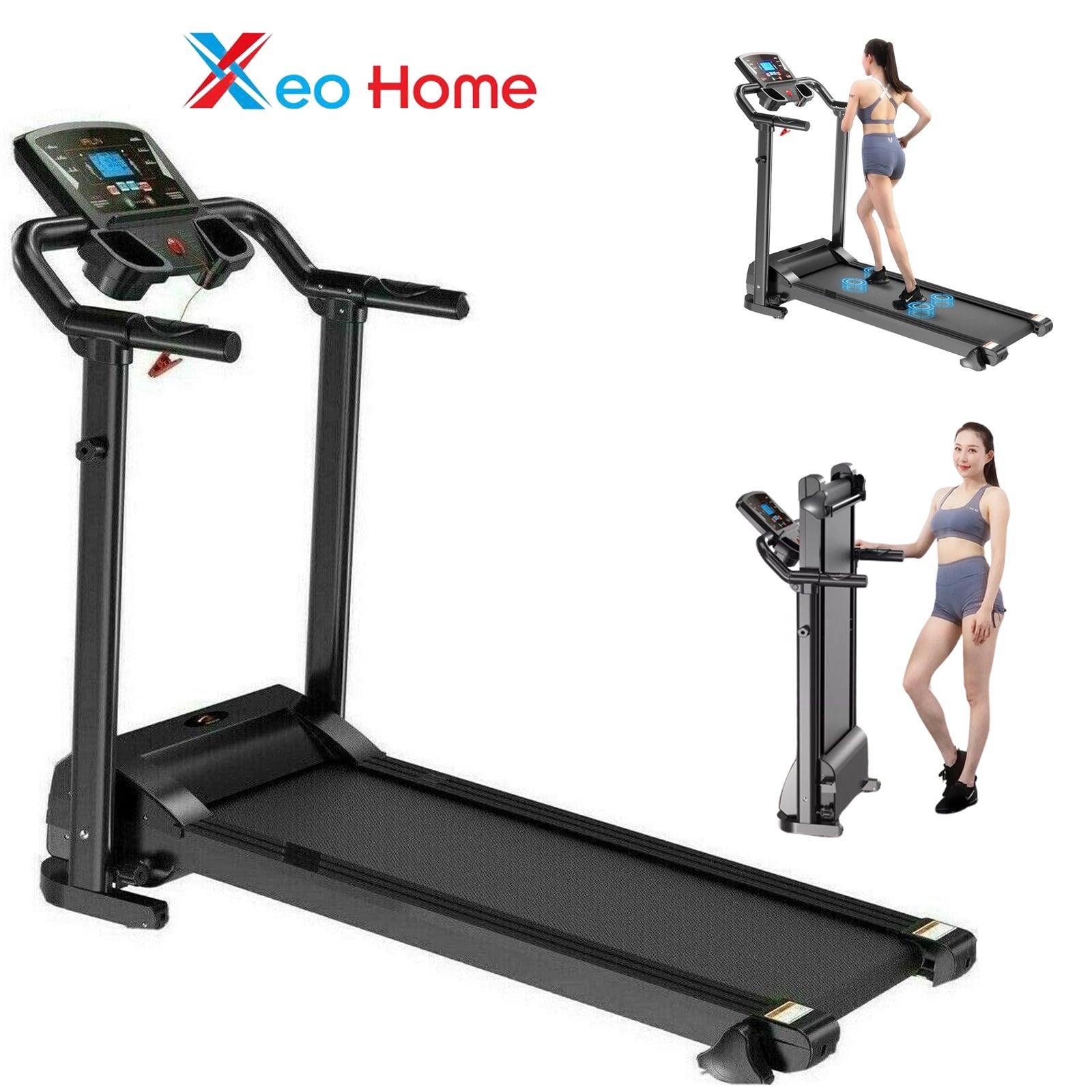 Space-Saving 1.5 HP Walking & Running 167 Treadmill - XEO Home