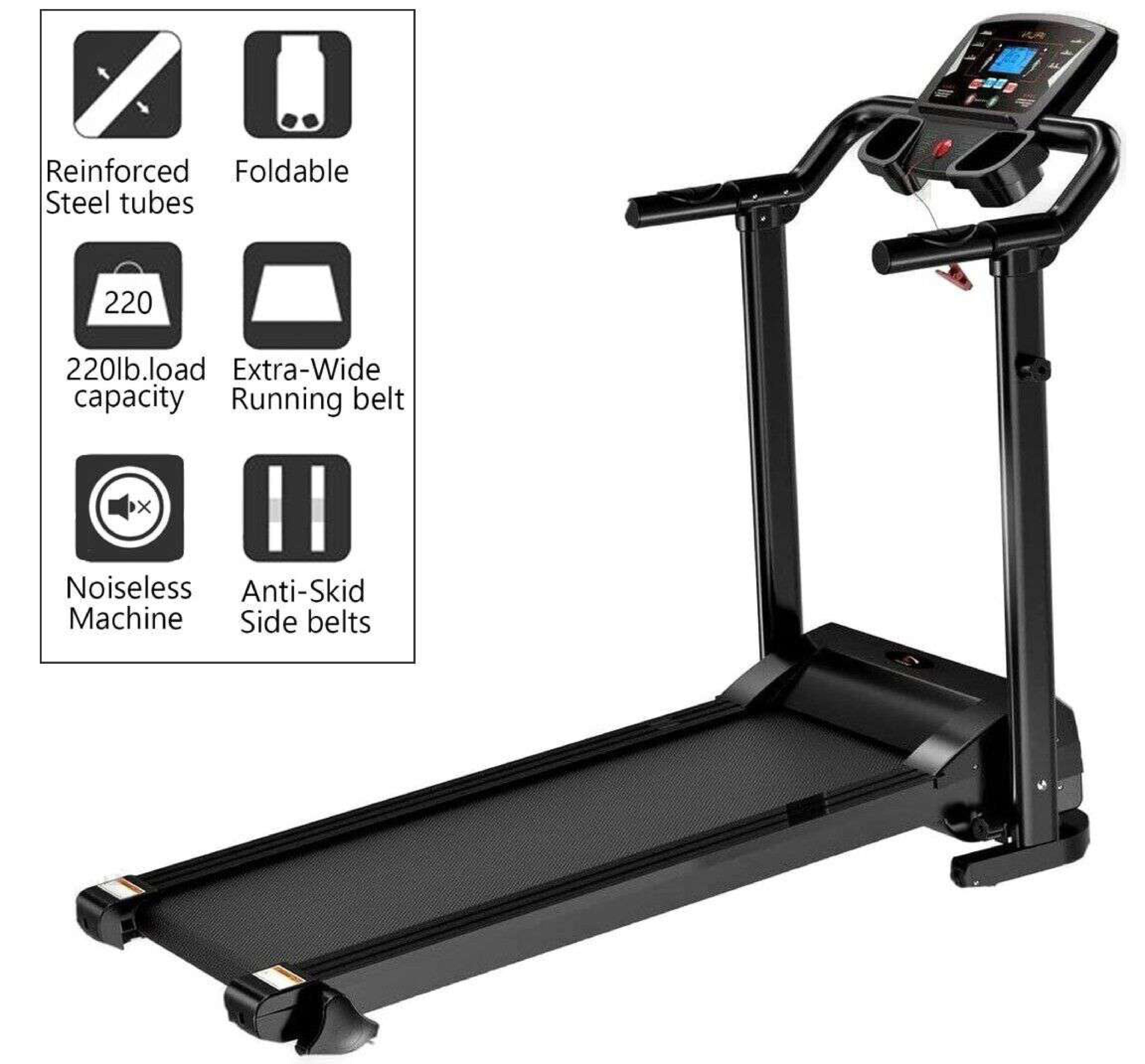 Upgrade Your Home Gym: Space-Saving HP Walking Running Machine wit