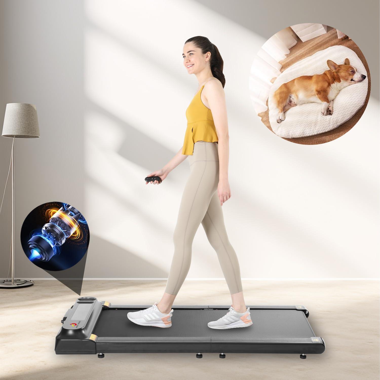 XEO HOME Foldable Walking Pad Treadmill with 180° Folding, Bluetooth Speaker, Remote & App Control, LED Display - XEO Home