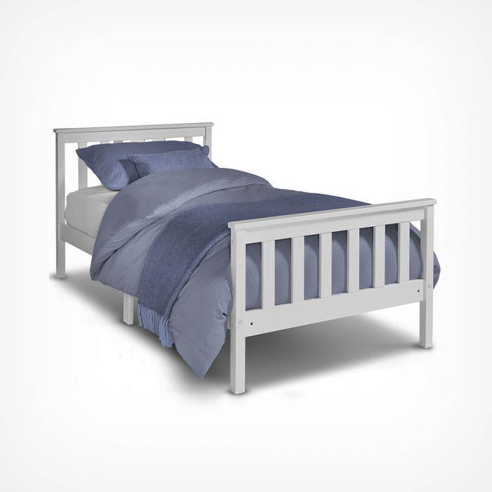 Cozy 3ft Single Pinewood Bed – Compact & Space-Saving, Ideal for Small Bedrooms & Guest Rooms