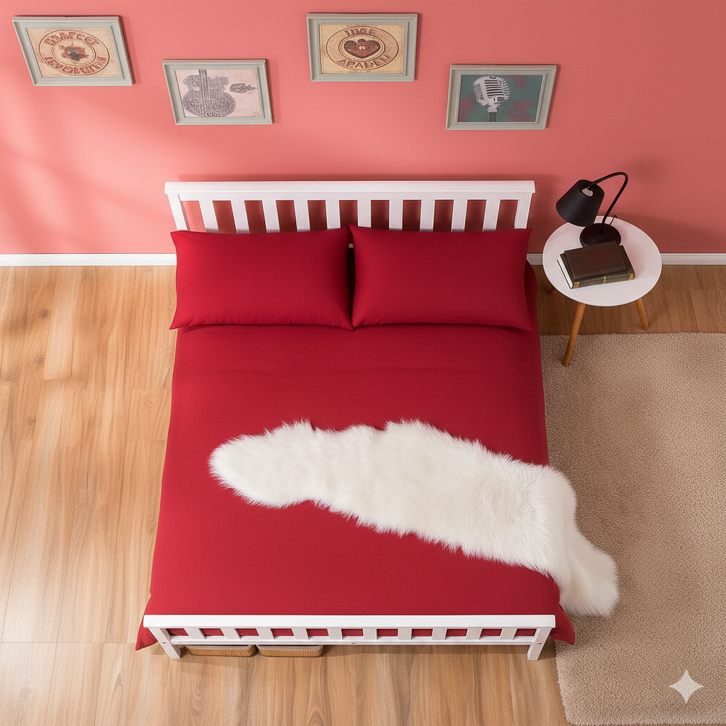 4ft Small Double Pine Wood Bed Frame White Wooden Bed with Optional Gel Memory Foam Mattress