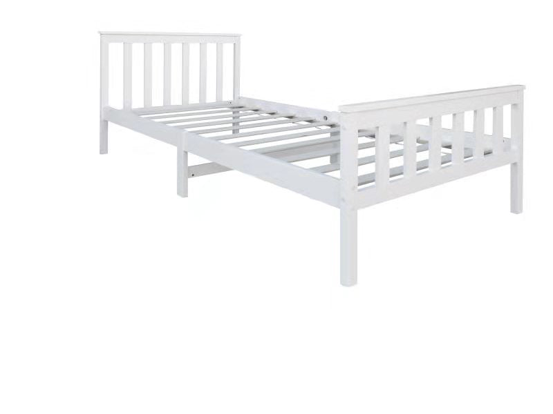 Cozy 3ft Single Pinewood Bed – Compact & Space-Saving, Ideal for Small Bedrooms & Guest Rooms
