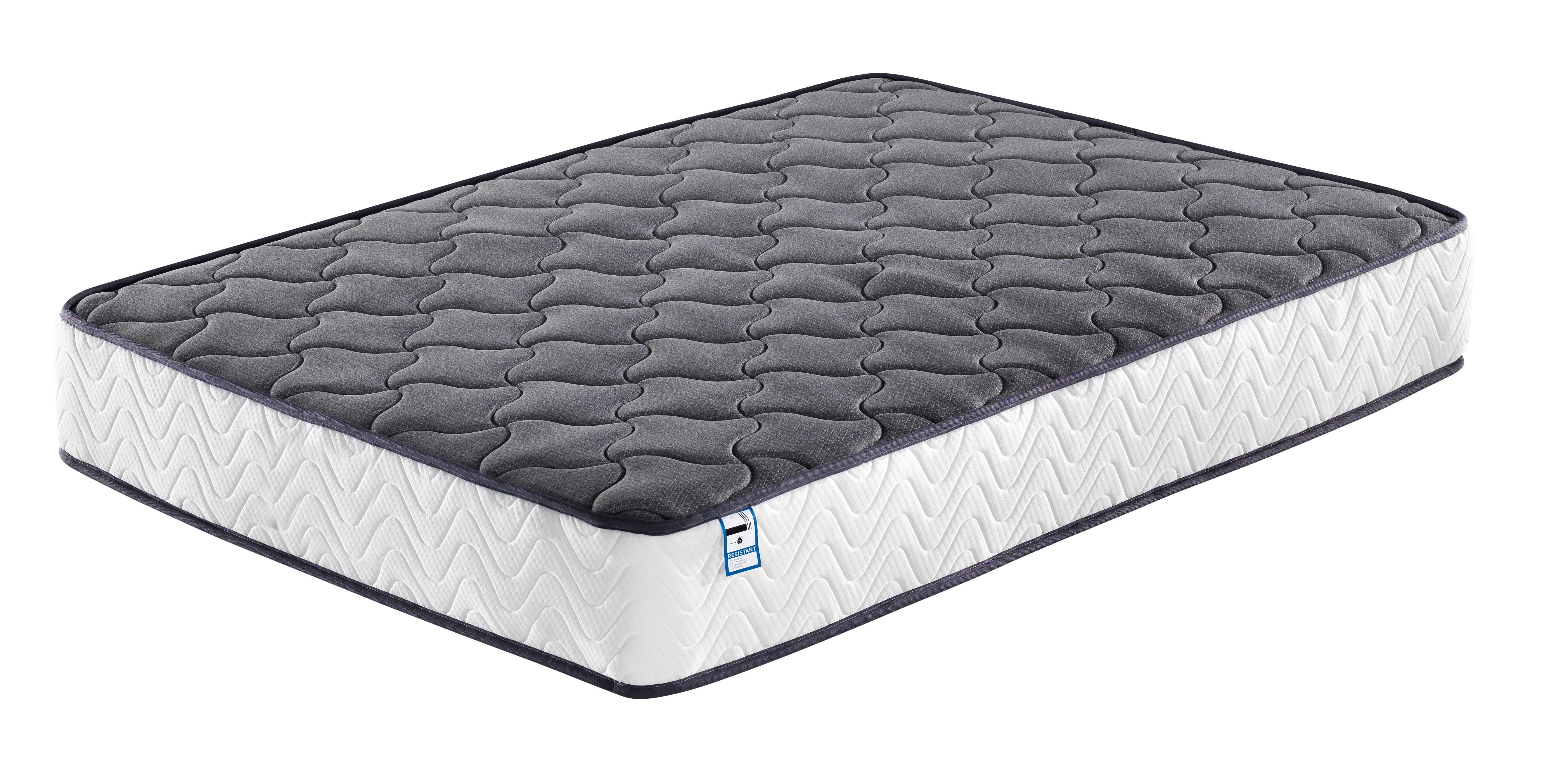 White 4ft6 Double Wooden Bed Frame – Solid Pine Wood Bed with Optional Mattress for Bedroom Furniture