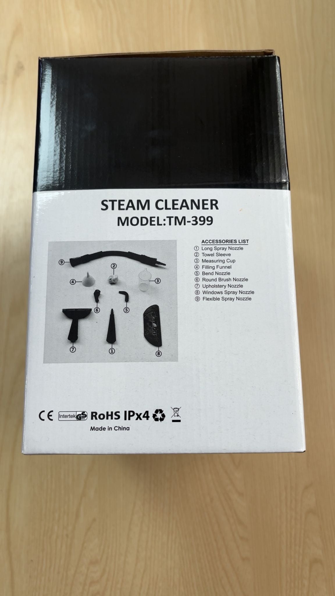 Handheld Steam Cleaner 1050W – Portable Multi-Purpose Pressurised Steam Cleaning Machine with 9 or 12 Accessories for Kitchen, Sofa, Tiles, Windows & Car