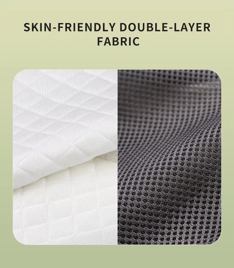 Ergonomic Memory Foam Butterfly Pillow – Orthopedic Cervical Neck Support Sleeping Pillow for Side & Back Sleepers, Black & White Bed Pillow