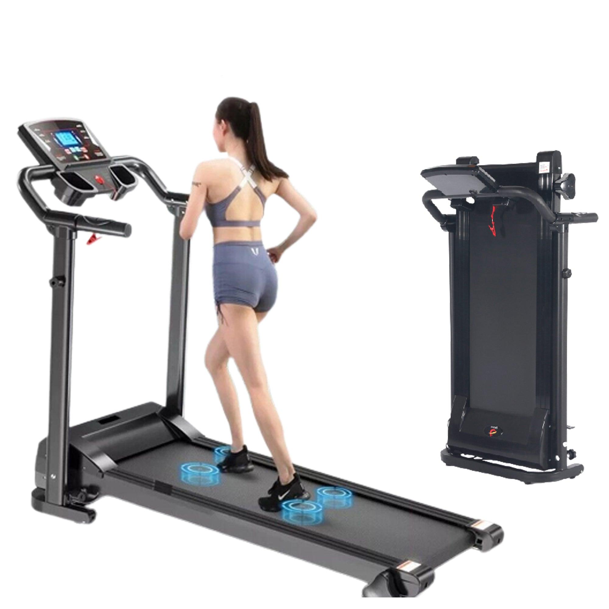 Upgrade Your Home Gym: Space-Saving 1.5 HP Walking Running Machine wit