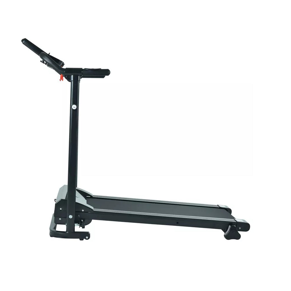 Foldable Electric Treadmill for Home – 12km/h Running & Walking Machine with 9% Manual Incline, Home Gym Fitness Equipment with Cup Holder